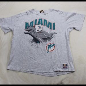 Vintage 1993 NFL Miami Dolphins Nutmeg T-shirt